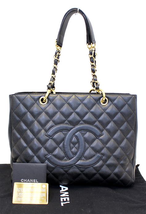 black chanel tote bags|chanel black tote bag price.